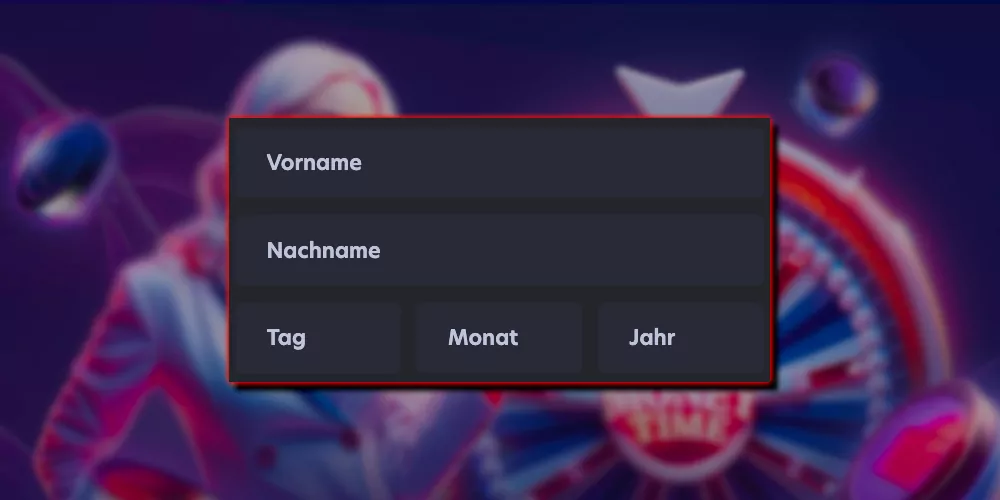 Ergänzung fehlender personenbezogener Daten im Profil