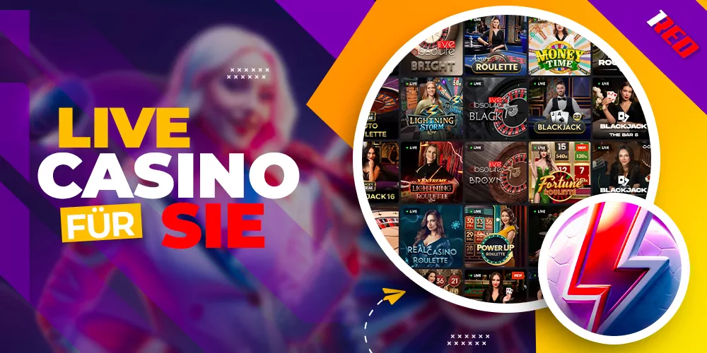 Live-Casino-Spiele für Sie
