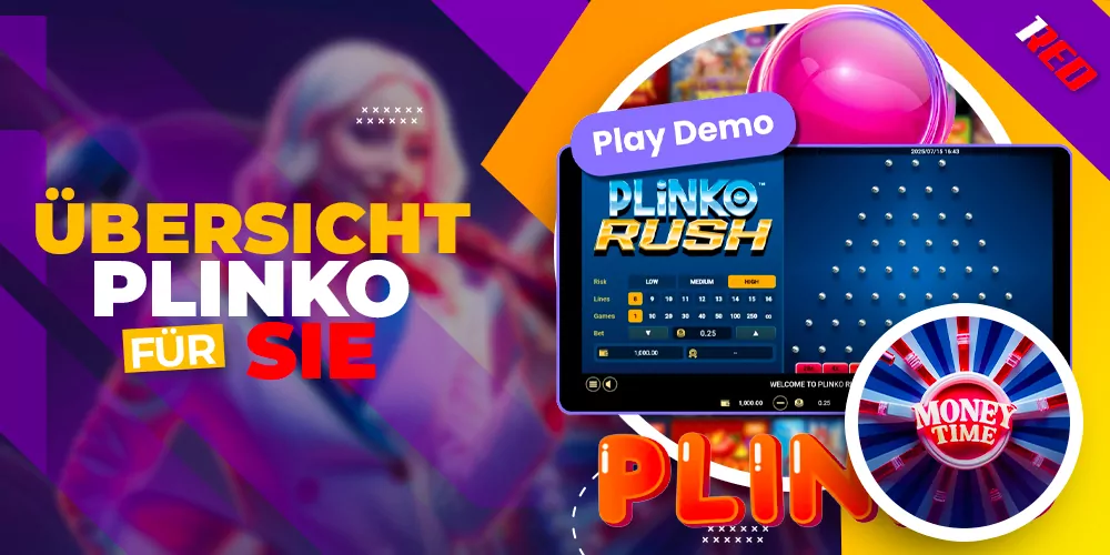 Übersicht über das Spiel Plinko für Deutschland